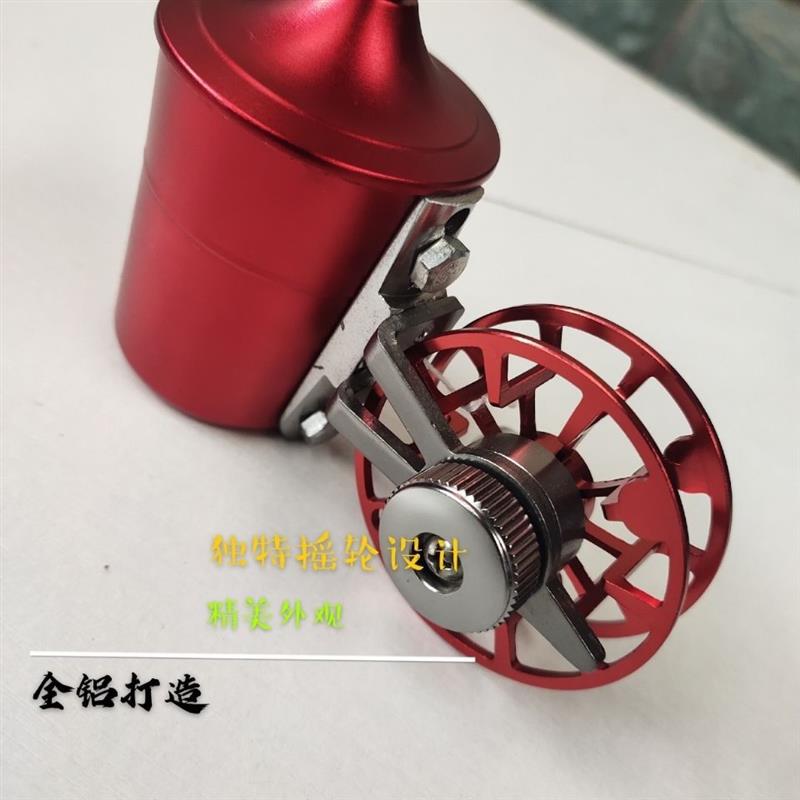 全新铝合金手动墨斗自动墨斗 线斗粉斗装修用画线器 木工划线工具
