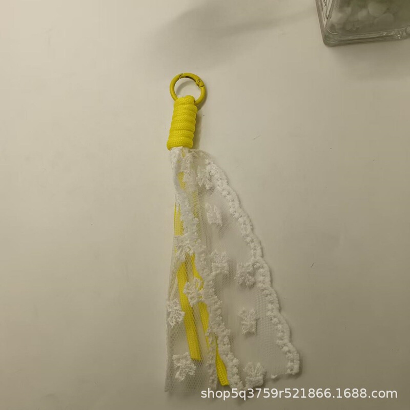 爆款饰品配件挂饰手机汽车钥匙扣挂绳箱包多巴胺飘带挂绳饰品|undefined