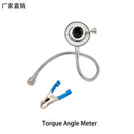 二合一夹式磁铁式1/2扭矩分度器角度规扭力力矩转角仪指针式表盘