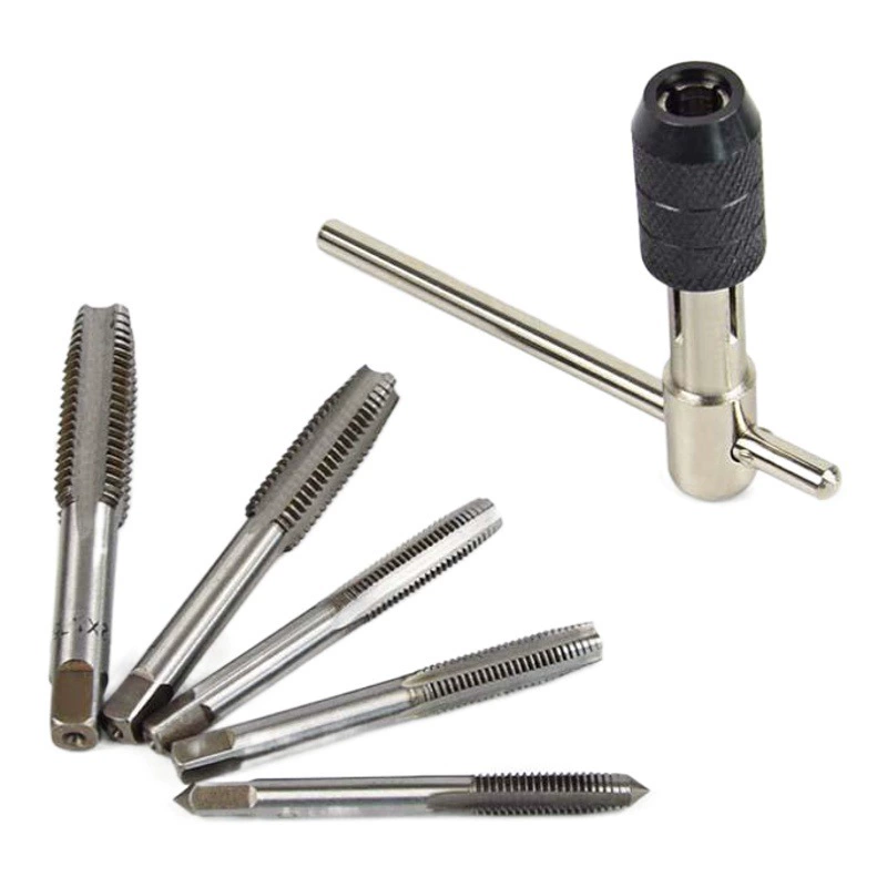 Набор метрических резьбонарезных инструментов, резьбонарезной ключ, ручной инструмент, специальный ручной инструмент для нарезания резьбы, оптовая продажа с завода