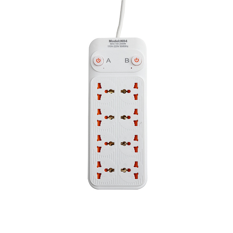 4 - Doble interruptor de comercio exterior enchufe estándar británico estándar europeo estándar americano blanco y negro color de PVC bolsa puerta de seguridad para niños