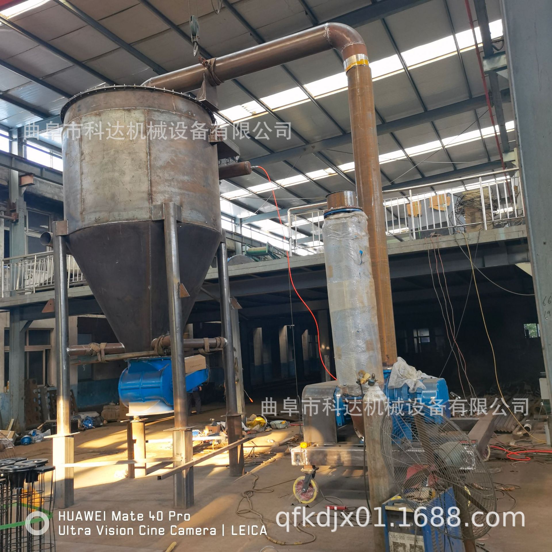 科达直供脉冲除尘真空硅粉石膏粉气力吸灰机kdhx可行驶斗轮输送机