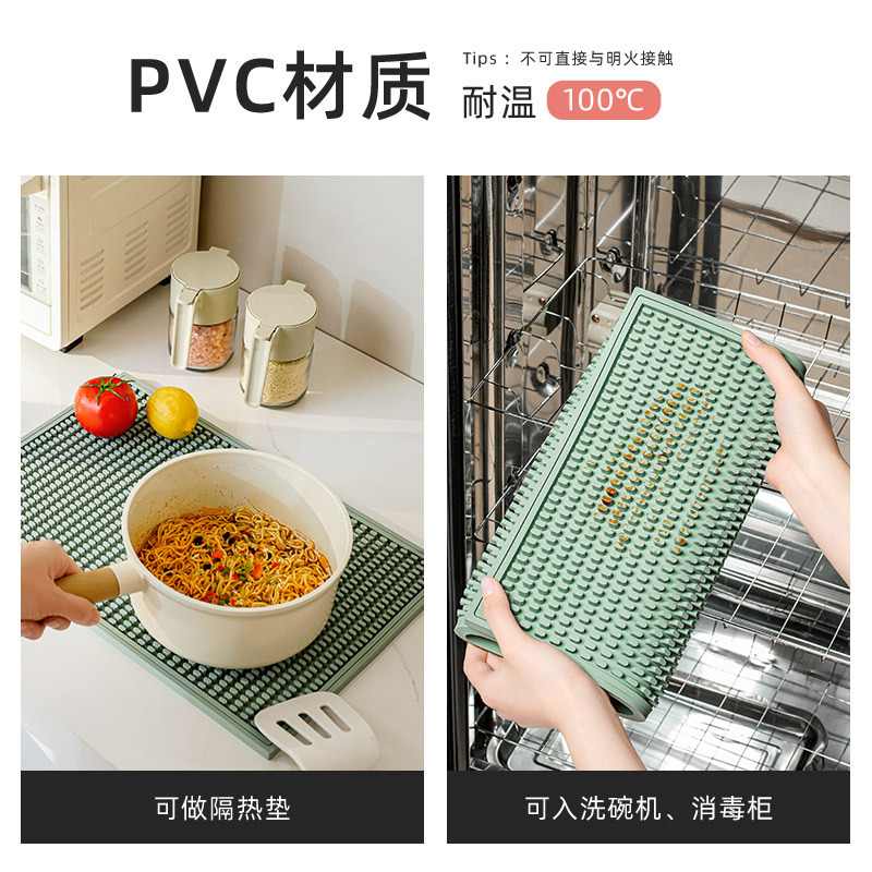 硅胶防滑沥水隔热吧台垫三尺寸可拼简约滤水杯子垫酒杯垫厂家批发|undefined
