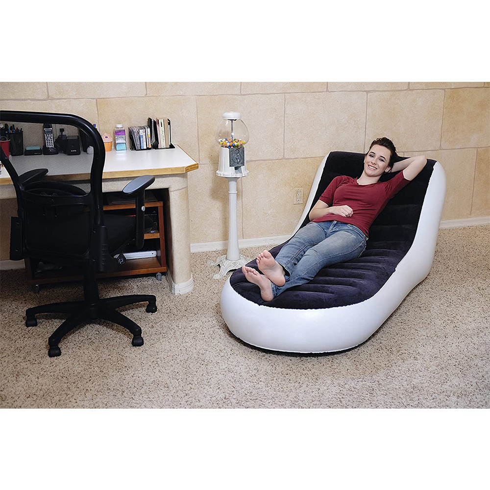 L形单人充气沙发2