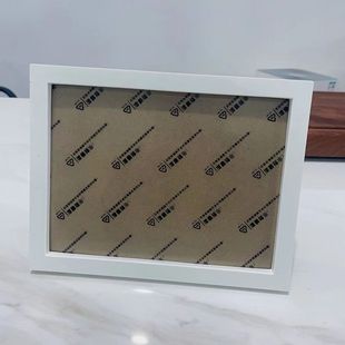 Factory Direct wholesale round photo frame wall hanging picture frame mounting children cross stitch Diamond painting small white plastic frame