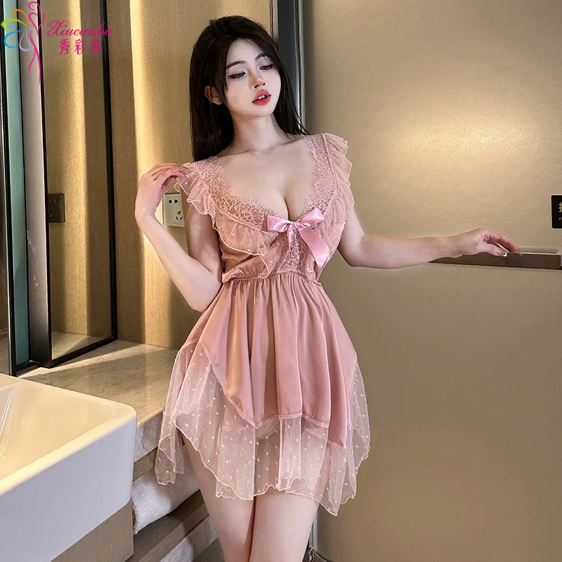 Interesting underwear adult fun sexy exemption from pajamas, teasing hot pure desire suspenders, passion -free