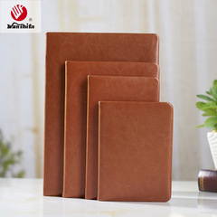 辦公文具A5皮面筆記本LOGO商務記事本創意日記本筆記本子批發