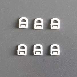 汽车遮阳布帘窗帘直轨道扣塑料滑轮限位器卡扣卡