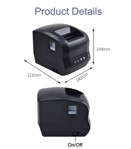 Xprinter Xp365B Thermal Label Printer 3 inch Barcode Printer