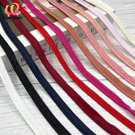1cm现货新款色丁布子母带家纺被套服饰鞋帽裤边带包边滚边条辅料