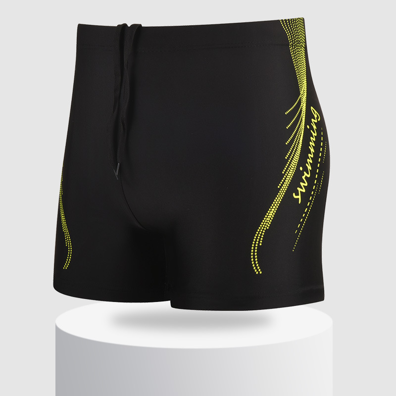 Trajes de baño para hombre de talla grande, pantalones de 5 puntos holgados de secado rápido y anti-embarrucimiento, bañadores profesionales, pantalones cortos de natación al por mayor
