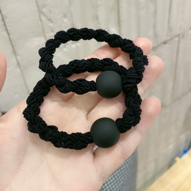 高弹力麻花头绳女生2025新款马尾皮筋女扎头发圈耐用皮套头饰发绳|undefined