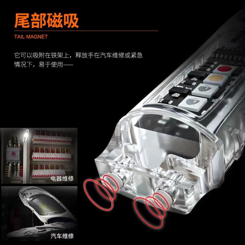 2022 New Mini flashlight, high-intensity long-range luminous work light, portable miniature student flashlight pic 7