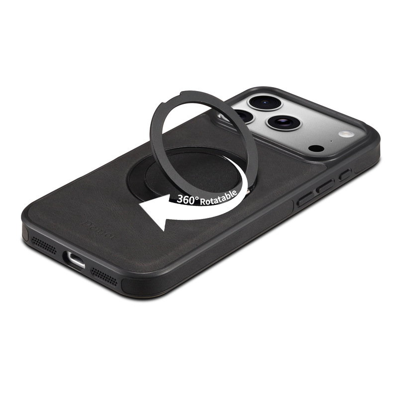 デニール対応 iPhone Air マグネット式回転スタンド付きスマホケース Magsafe機能 iPhone17Pro|undefined