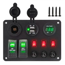 ������܇12V/24V �_�P����ˮ5λ�N���_�P��3.1a ܇�d���������