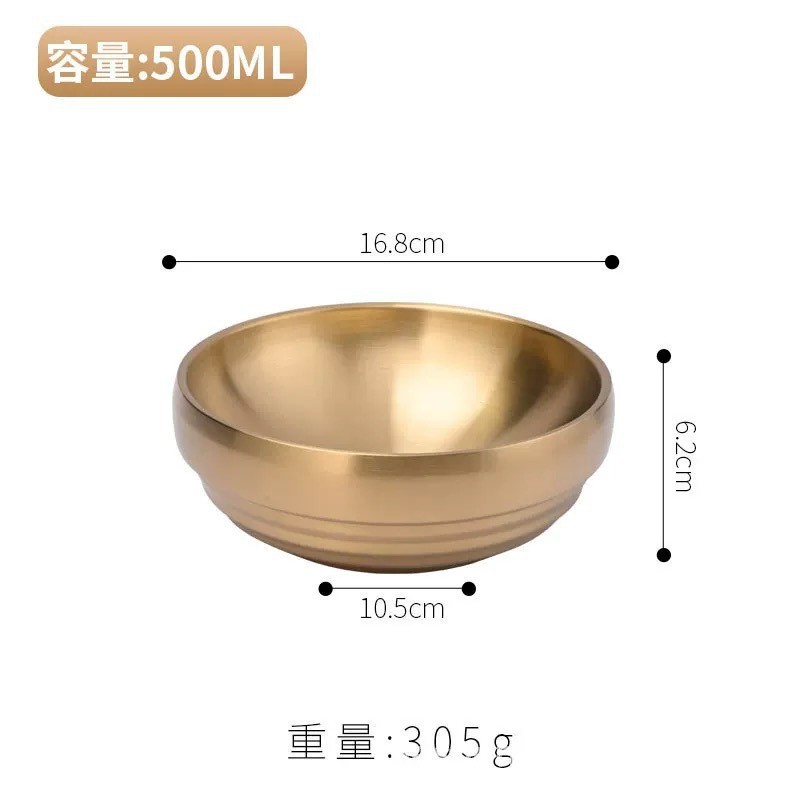 201 tazón de fideos fríos de especial espesor 17cm (dorado)