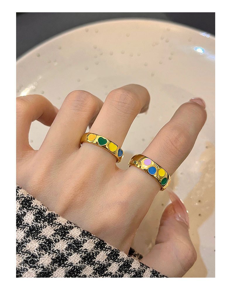 Fashion Round Heart Shape Sterling Silver Plating Open Ring 1 Piece