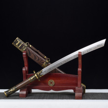 【未开刃】龙泉市纯手工一体锻打康熙帝西征准噶尔御用宝刀高碳钢