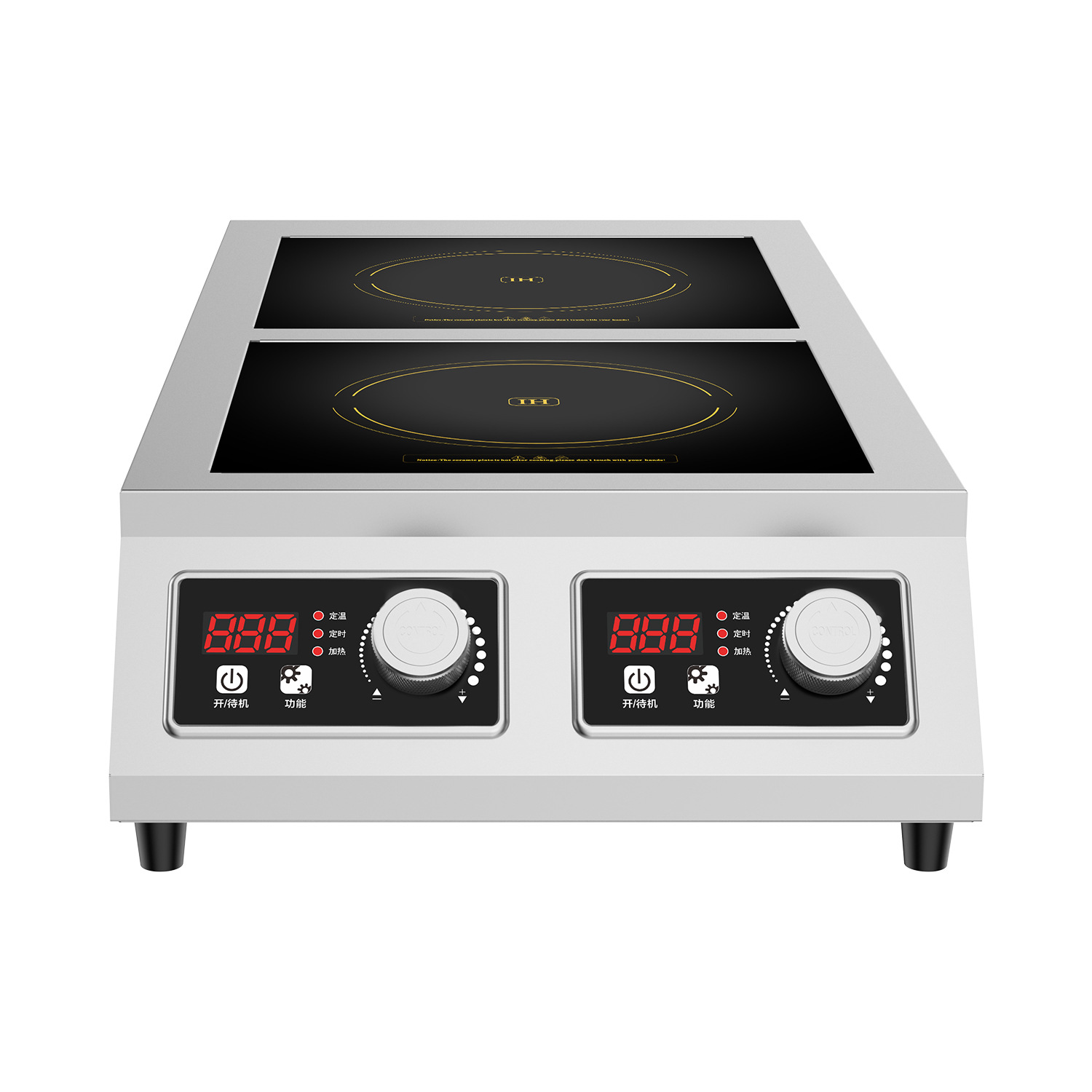 상업용 양방향 인덕션 쿠커 3500W 양방향 수직 데스크탑 평면 쿠커 고출력 가정용 제조업체 직접 판매 국경 간