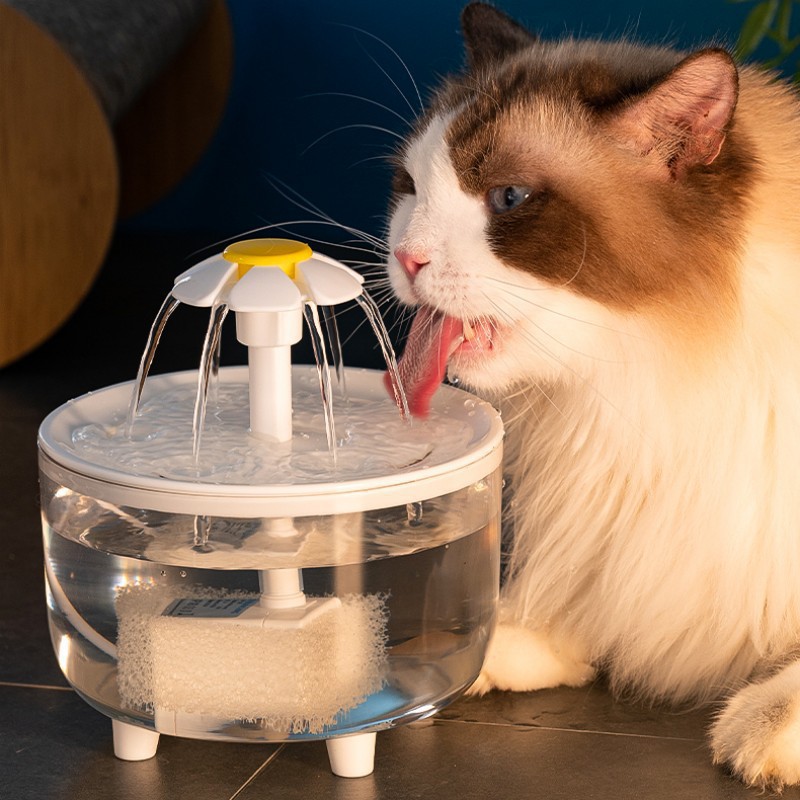 Dispositivo de agua para mascotas de explosión transfronteriza, filtro de circulación automática, dispensador de agua para gatos, alimentador de agua inteligente para mascotas, agua fluida