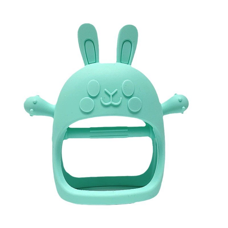 Silicone cartoon teether, children's rabbit for ears, new collection, teething