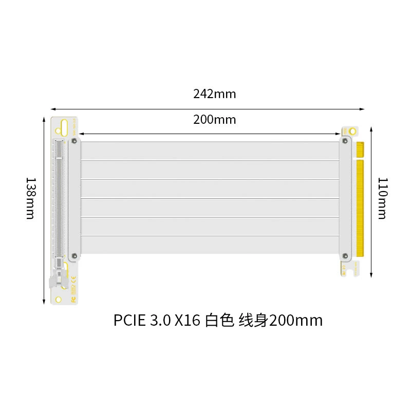 [PCI-E 3.0 4.0 16x видеокарта удлинитель 90 градусов переходник для быстрой передачи, стабильный]