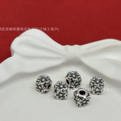 separator bead bracelet DIY silver – Zərgərlik ara hissələri