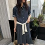 宽松春夏显瘦短袖连衣裙