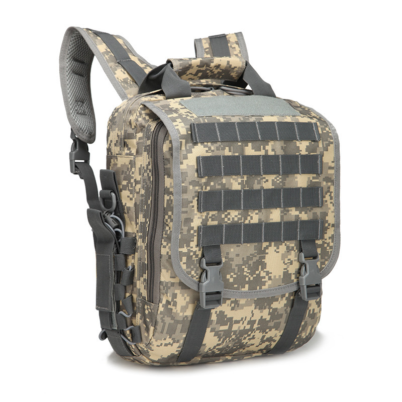 Mochila de computadora de la tableta retro al aire libre aventura táctica camuflaje mochila al aire libre pequeña bolsa mochila de viaje impermeable