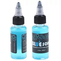 40ml Татуировка Синие водоросли Blue soap Татуировка после пены Очистка Lanrui Татуировка Расходные принадлежности для чистки
