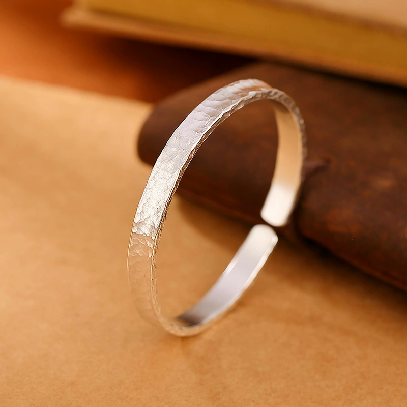 Retro design universal silver bracelet, trend of season