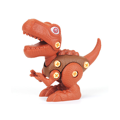 Cross-border new handmade diy dinosaur disassembly and assembly toys children's educational screw-twisting Tyrannosaurus rex model combination set