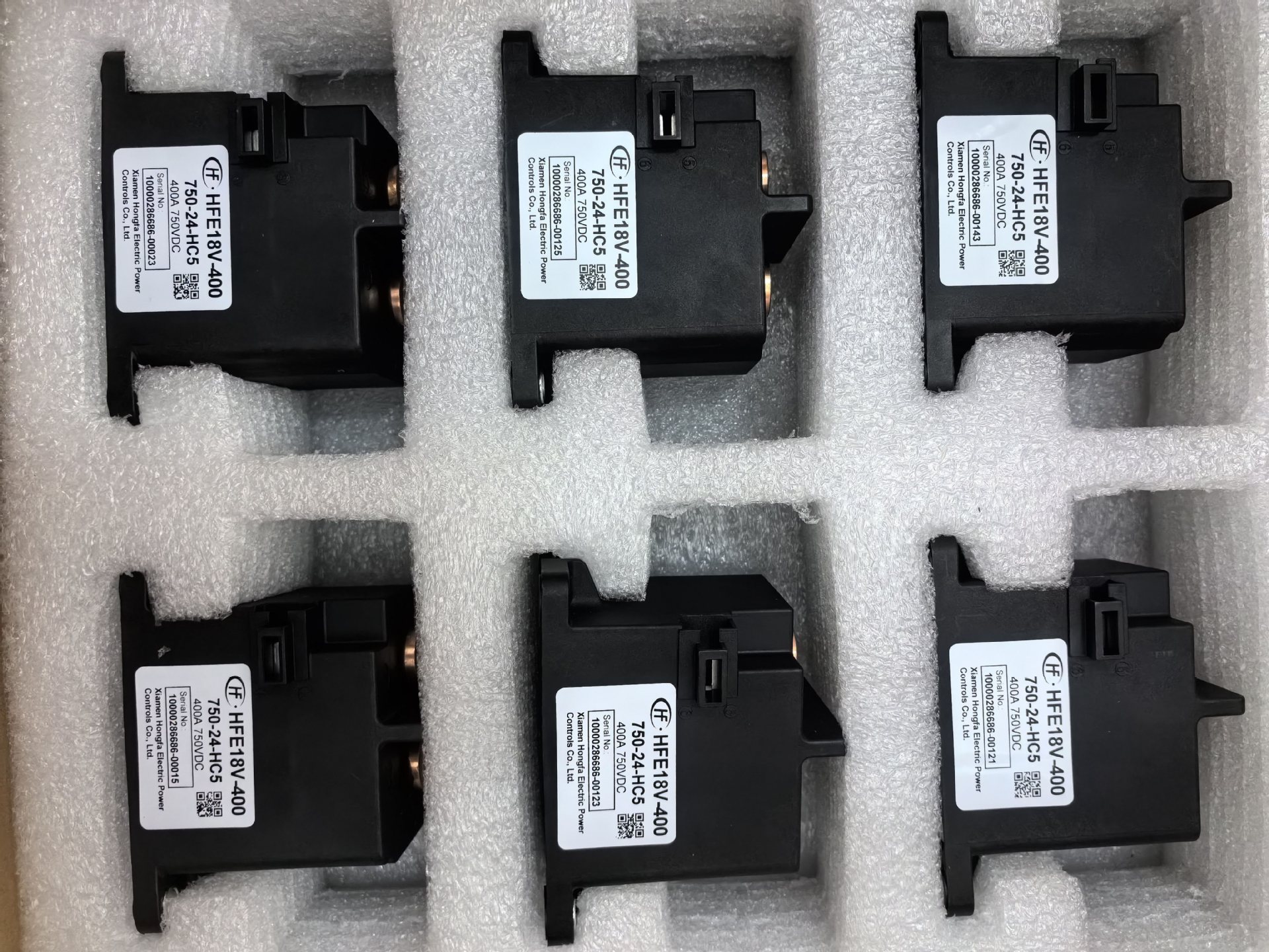 宏发高压直流接触器HFE18V-400 750-24-HC5新能源电动车充电桩