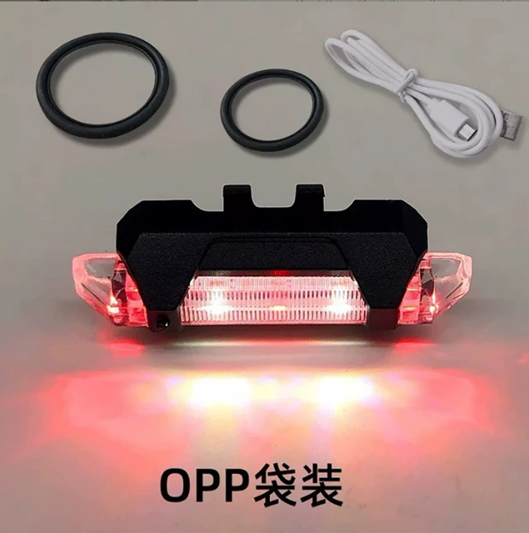 Red and white light OPP bag