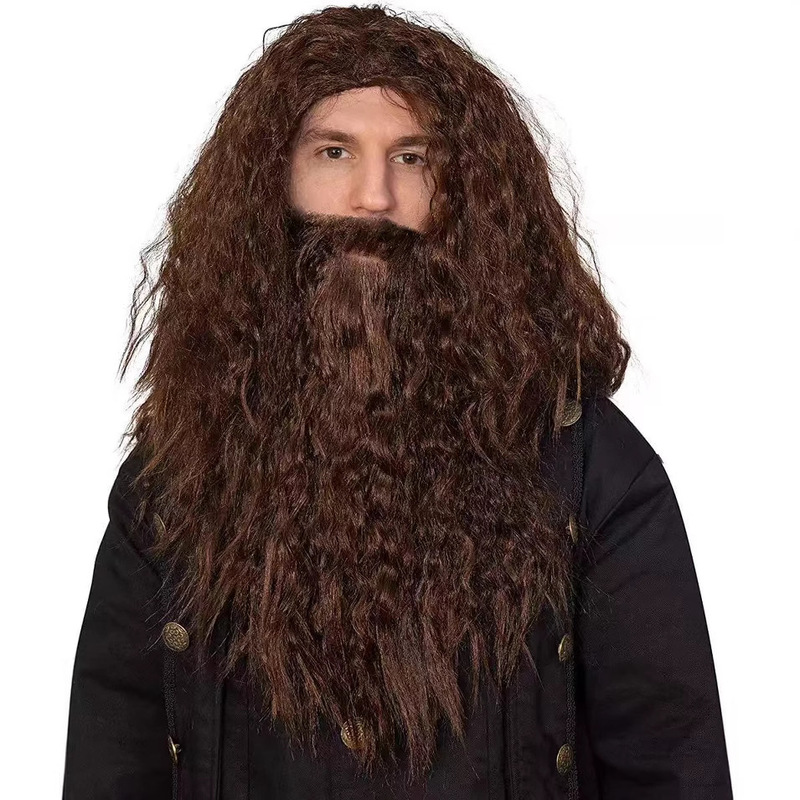 Lord of the Rings the Hobbit Gandalf Cos Wig Beard Suit Christmas Headgear Manufacturer Wholesale Lord of the Rings the Hobbit Gandalf Cos Wig Beard Suit Christmas Headgear Manufacturer Wholesale