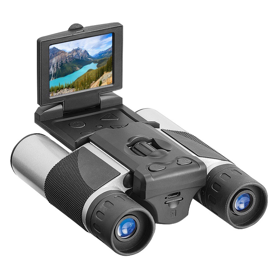 Popular transfronteriza HD cámara de vídeo Starlight visión nocturna pájaro espejo al aire libre telescopio digital de doble tubo con pantalla