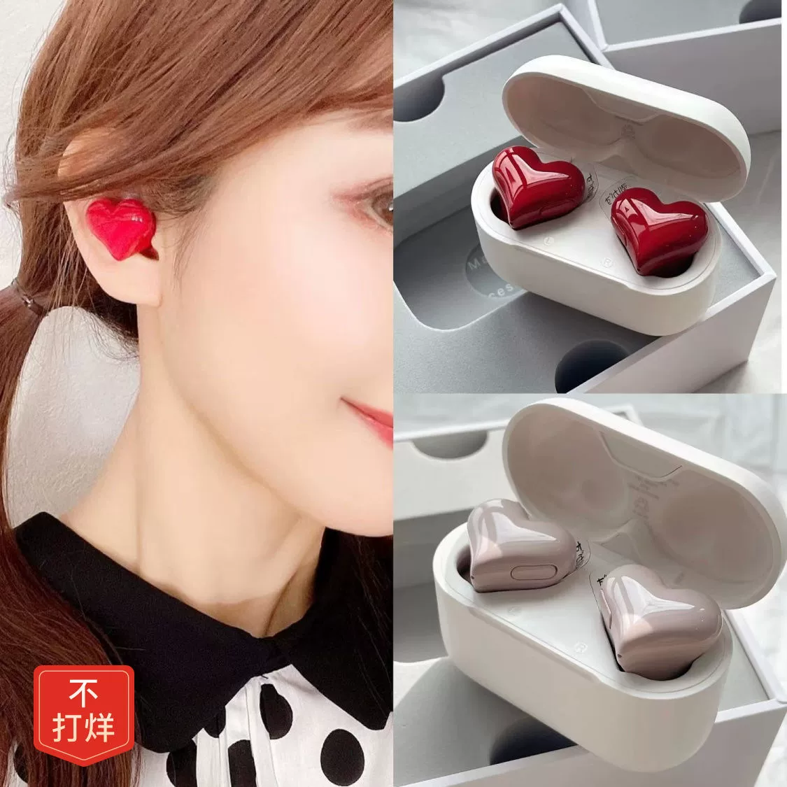 Apple, милые модные совместимые наушники, bluetooth