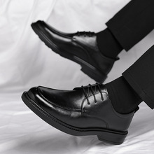 皮鞋男士商务正装内增高皮鞋男软底休闲结婚新郎婚礼鞋一件代发