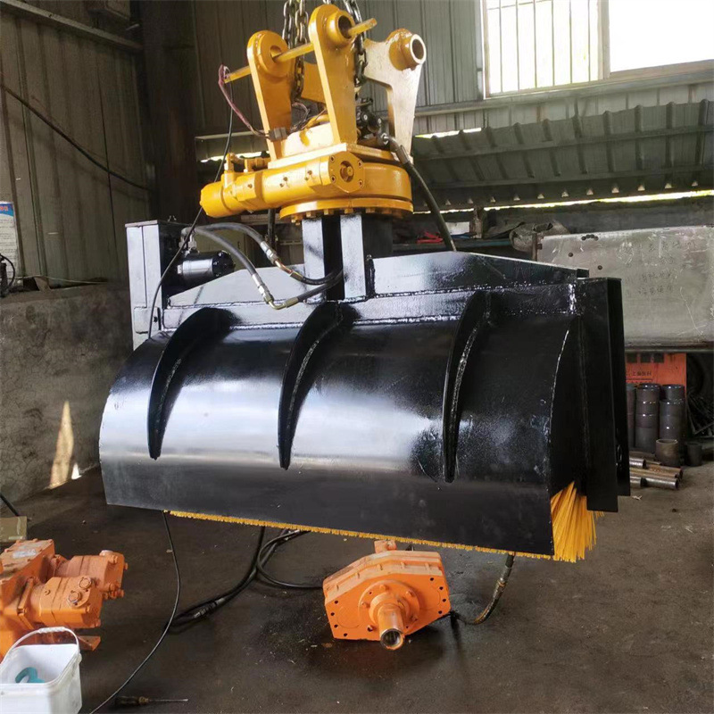 扫地机挖掘机液压旋转扫雪机道路清扫机厂家直供 路面清扫机