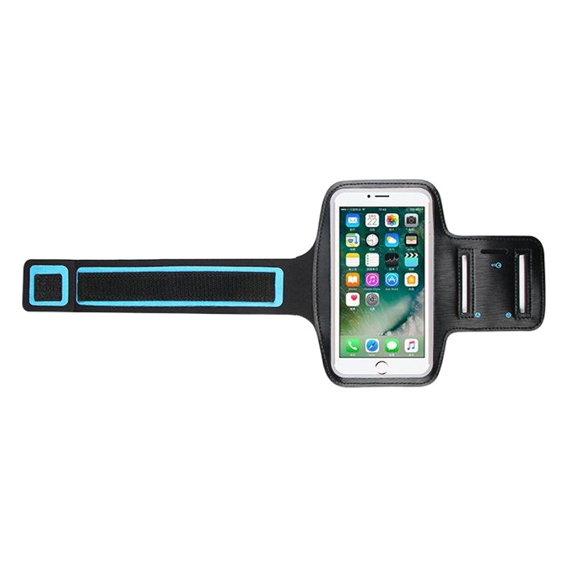 Factory wholesale outdoor sports mobile phone arm strap running mobile phone arm bag fitness waterproof wrist bag gift printed LOGO