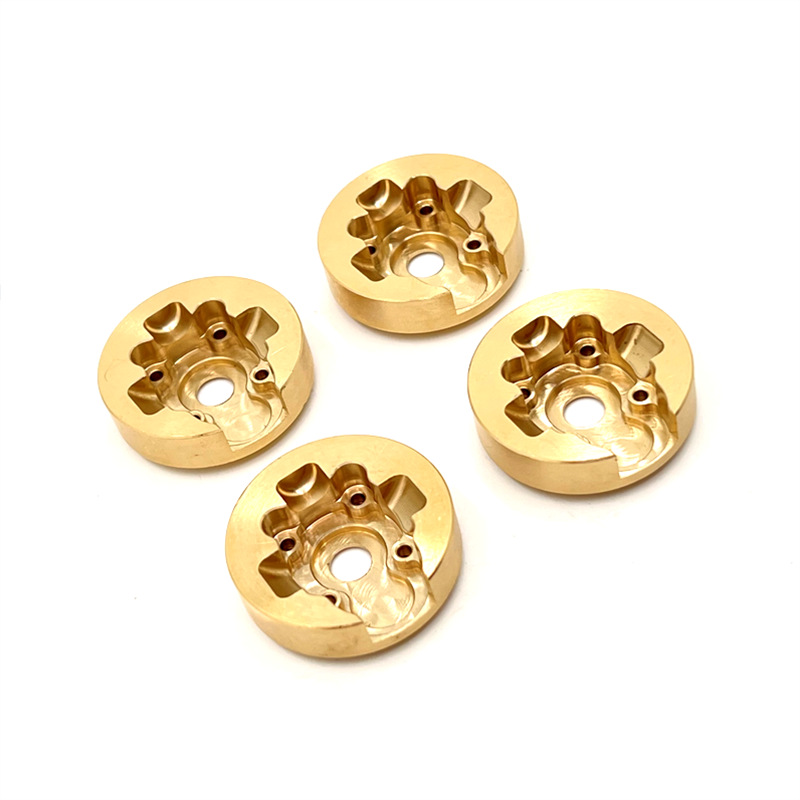 FMS 1/24 Xiaoqi FCX24 control remoto piezas del coche de metal actualización latón contrapeso eje delantero y trasero