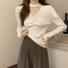 大码女装系脖镂空打底衫春夏新款胖妹妹T恤显瘦遮肚子小心机上衣