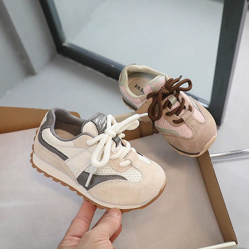 Kandy Cat Children's Shoes 2024 Spring New Retro Versatile and Comfortable Girls' Forrest Gump Shoes Boys' Casual Shoes Breathable