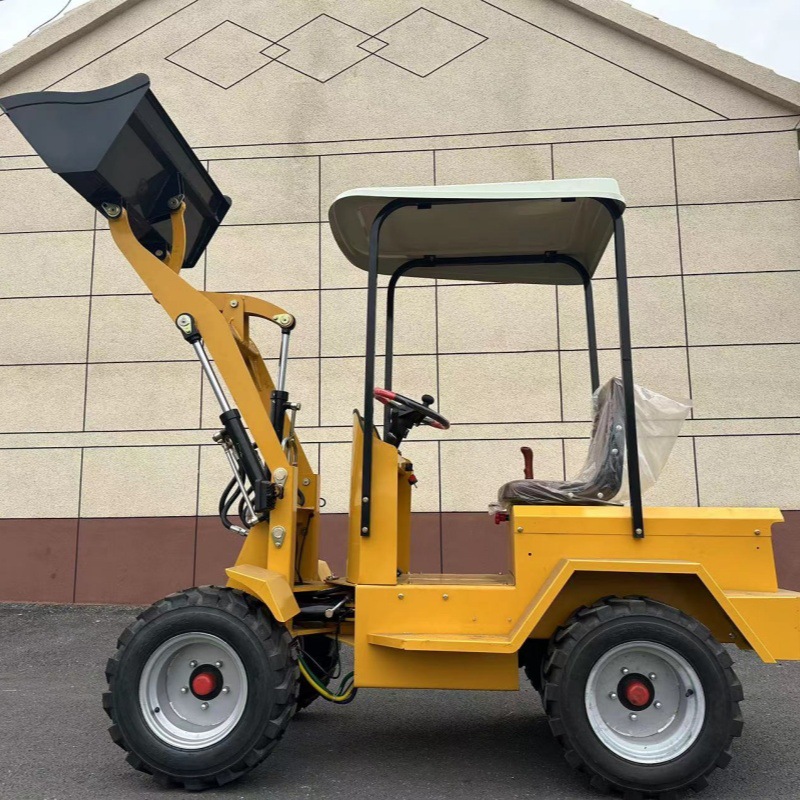 农用养殖场小铲车电动四驱小型装载机 跨境货源亚马逊直供