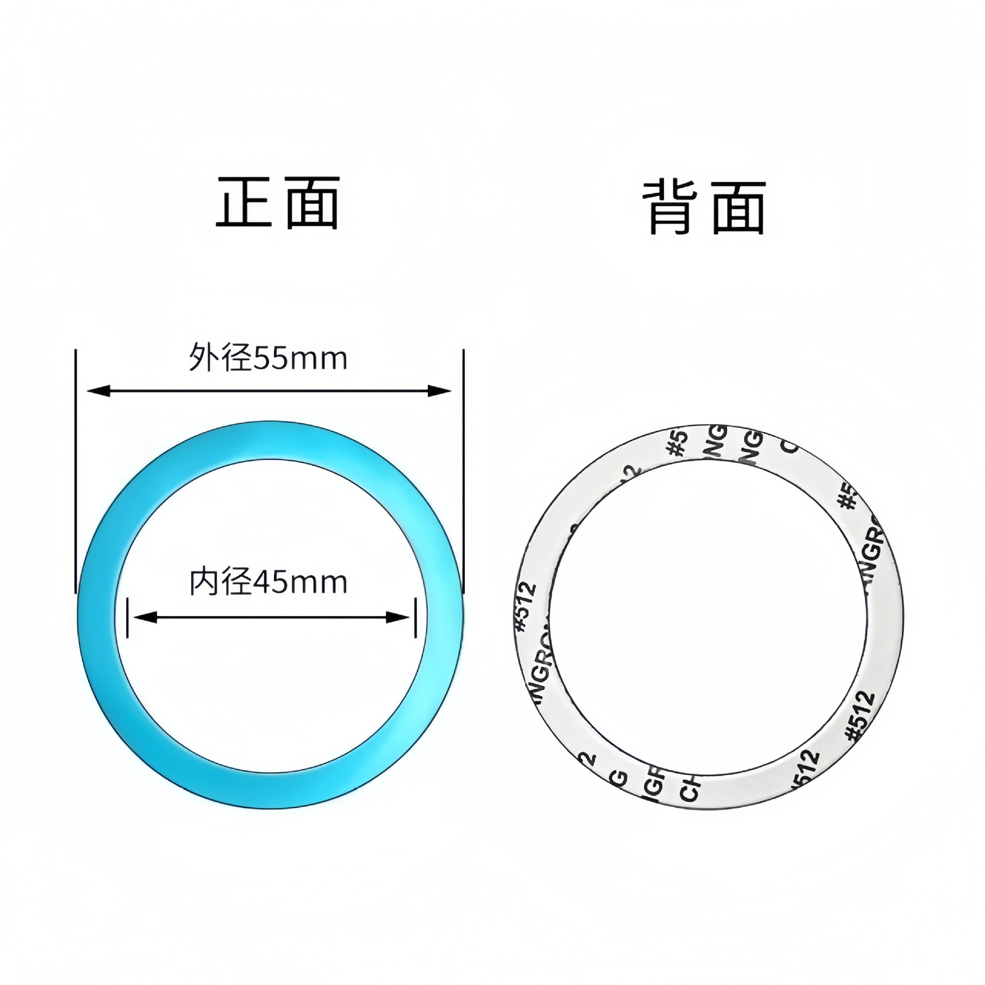 Cross-Border Magsafe Magnetic Phone Holder Car Mount Ring-Shaped Magnetic Head Accessories Car Navigation Holder