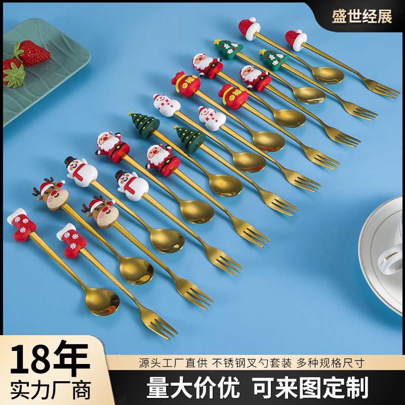 creative cute spoon stainless steel