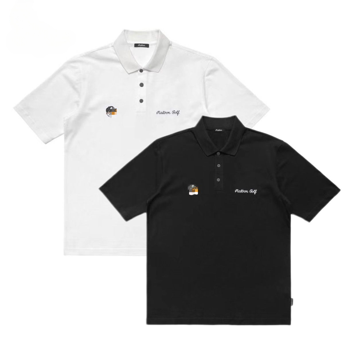 Printed Summer New Korean MALBON Golf Collared Sports Casual Polo Short Sleeve Quick-Dry