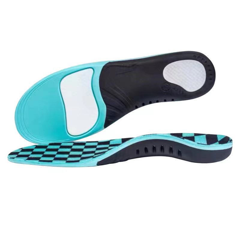 PU 파란색과 검은 색 바닥 아치 (절단 가능)