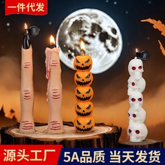 ハロウィンの小さなギフト、クロスボーダーの香りの雰囲気の装飾装飾品、創造的な手作りのロングロッドの香りのキャンドル