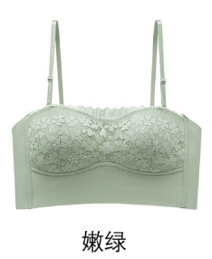 Ventas directas de fábrica comercio electrónico transfronterizo Sudeste de Asia Vietnam Tailandia damas tubo floral top transpirable fruncido sujetador lateral